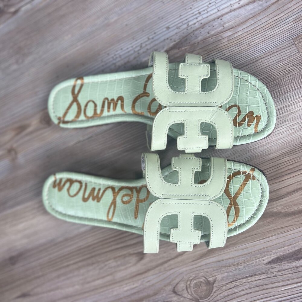 Sam Edelman Bay Slide Sandals Womens Size 9.5, Green